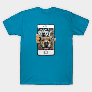 Selfie Dogs T-Shirt